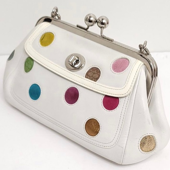 COACH Limited Edition Frame Clutch Satchel Bag